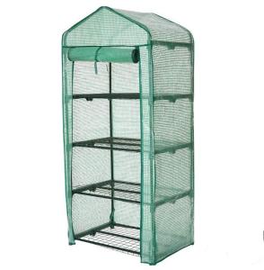 【Litgrow】4-Tier Mini Greenhouse for Indoor Outdoor Herb Flower Courtyard Balcony Portable