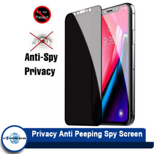 Powerlong PH Tempered Glass Privacy Anti Peeping Spy Screen Protector for Samsung Galaxy S7 Edge / S8 / S9 Plus