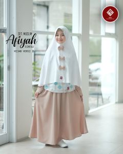 Afiyah Kids Plus Hijab Pita Kupu (usia 3-8 thn) ANV