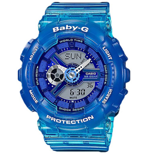 CASIO ORIGINAL - BABY-G BA-110JM-2ADR - Women CT - Resin - Biru - Jamdunia / Jam dunia JD18 # Jam Tangan Wanita Cewek Anti Air Watch BABY G BABYG BEBI G BEBIG DIGITAL ANALOG + BA-110JM-2A BA 110JM 2A BA-110JM 110 JM BA110 BA110JM BA-110 $ WR1 STR BS7 S002