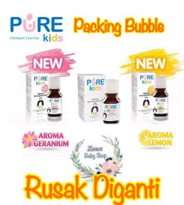 Pure Baby Inhalant Decongestant Oil - 10mL - Lemon Geranium Original - Zeus / inhalant tungku