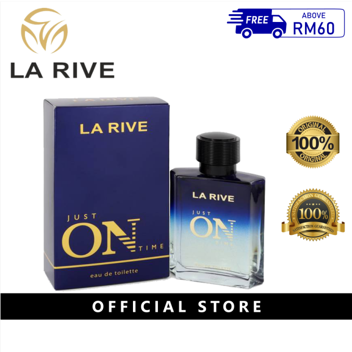 LA RIVE JUST ON TIME EDT SPRAY 100ML for men Lazada Lazada