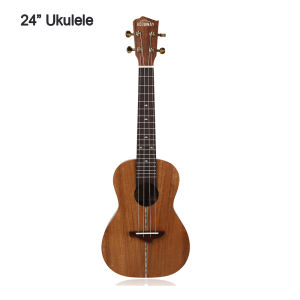 ACOUWAY ukulele Ukulele for Intermediate player 24inch concert Ukelele Hawaii Guitar Solid Spruce / Hawaii Koa wood body Rosewood fingerboard with FREE 8 GIFTS