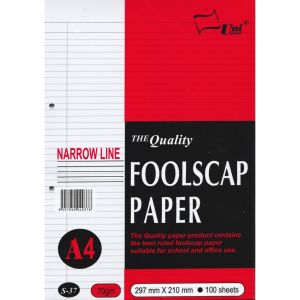 Uni Quality Foolscap Paper/Exam Sheet/Kertas Kajang A4/Exam pad/S38S37S39S36C1037 作文纸/单线纸/试卷纸/80gsm70gsm60gsm100gsm