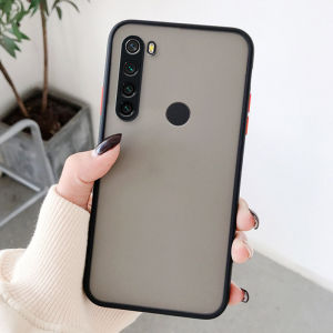 Camera Protection Case For Xiaomi Redmi Note 8 Shockproof Transparent Hard PC Back Cover Matte Phone Cases