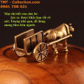 [HCM]Tượng đồng xe bò kéo kích thước 6x21x2cm màu đồng - SP001528. 