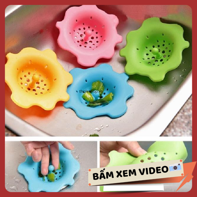 Lọc rác bồn rửa chén - Lọc rác sàn bồn rửa chén hình hoa giải quyết tắc ...
