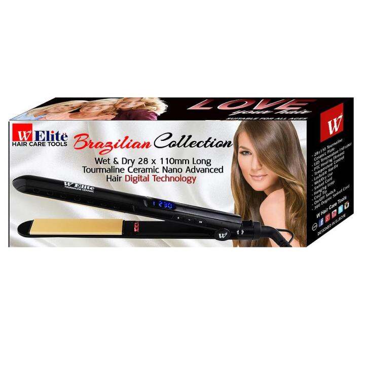 W ELITE 28X110MM Tourmaline Ceramic Straightener Lazada PH