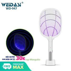 Vợt muỗi thông minh tự động bắt muỗi 3in1 Weidasi WD-947 và Nanoco NMR103BE (BẢO HÀNH 3 THÁNG TRẢ HÀNG 7 NGÀY LỖI NSX)