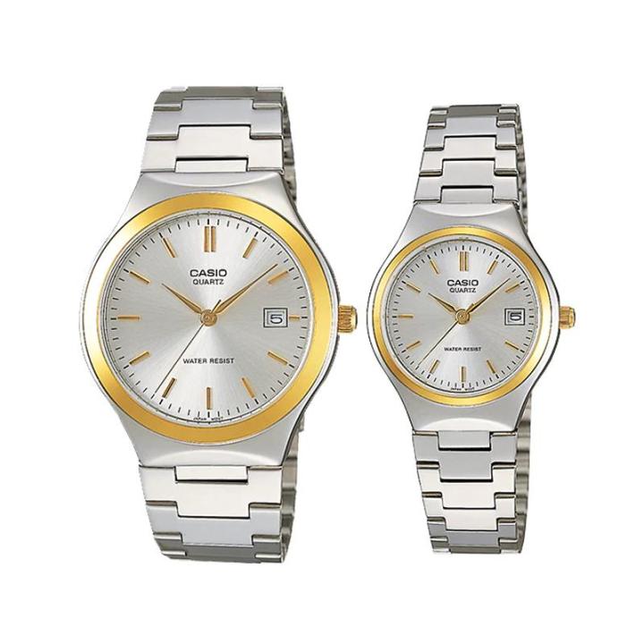 CASIO COUPLE ORIGINAL CASIO Pria MTP-1170G-7A -with- Wanita LTP