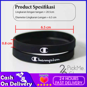 COD GELANG TANGAN BANGLE PRIA - GELANG KARET CHAMPION SPORT