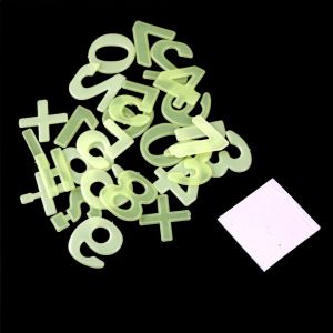 FS#137 Glow in the Dark (Numbers and/or Alphabet)
