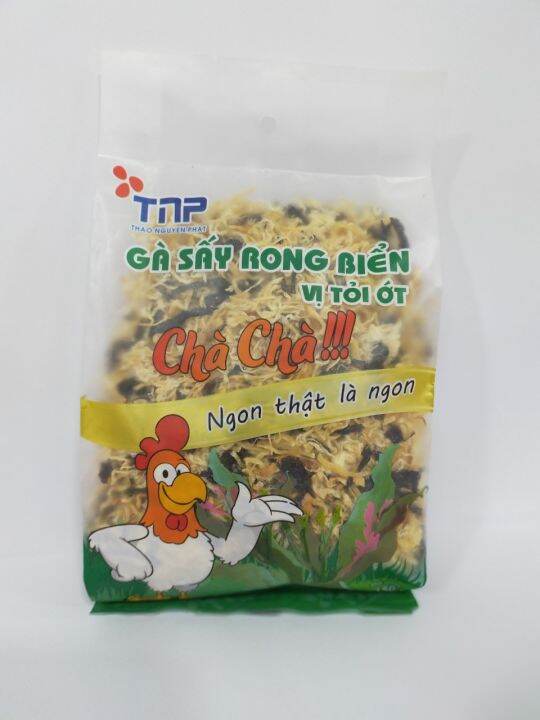 Gà sấy rong biển vị tỏi ớt Chà Chà - Thảo Nguyên Phát gói 150g