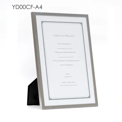 A4 Certificate / Photo Aluminium Metal Frame