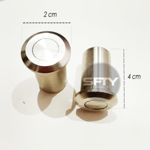 Lubang Kunci Tanam Lantai Anti Debu Dust Proof Stainless Penutup Slot Kunci Pintu