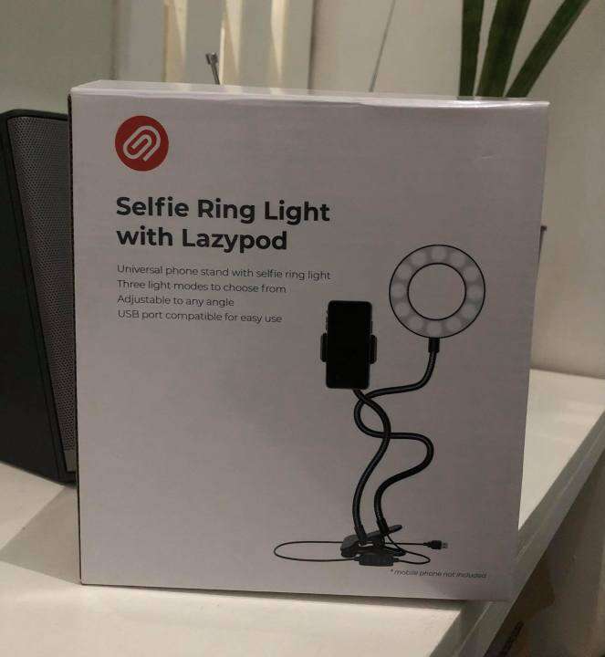 Selfie Ring Light With Lazypod For Online Class And Work From Home