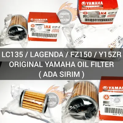 LC135 / LAGENDA / FZ150 / Y15ZR ORIGINAL YAMAHA OIL FILTER (ADA SIRIM PLASTIK YAMAHA)