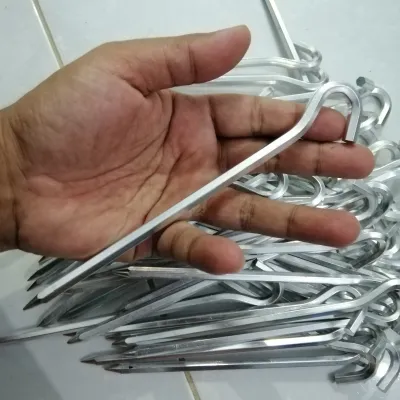 1 biji Pasak tenda alumunium alloy - paku flysheet ultralight