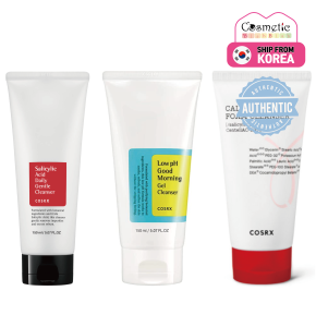 [COSRX] Good Morning Gel Cleanser / Salicylic Acid Daily Gentle Cleanser/ AC Foam Cleanser