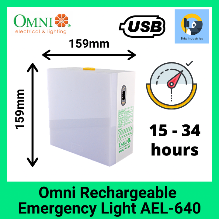 Omni shop rechargeable lamp