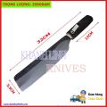 Bộ 03 dao bếp, dao chặt vuông cán ốp, dao thái to, dao thái gọt nhỏ bằng nhíp xe - Dao Đa Sỹ, Khánh Linh. 
