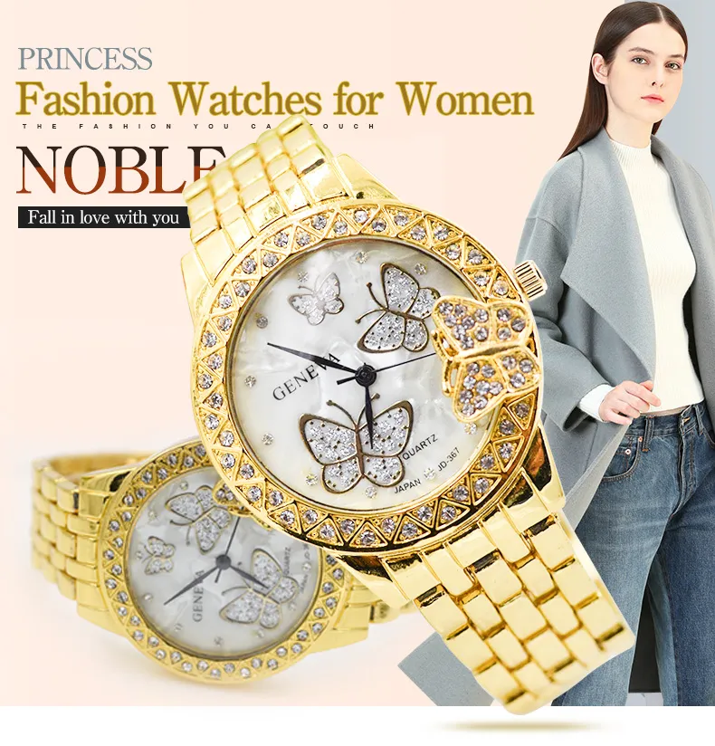 Geneva clearance butterfly watch