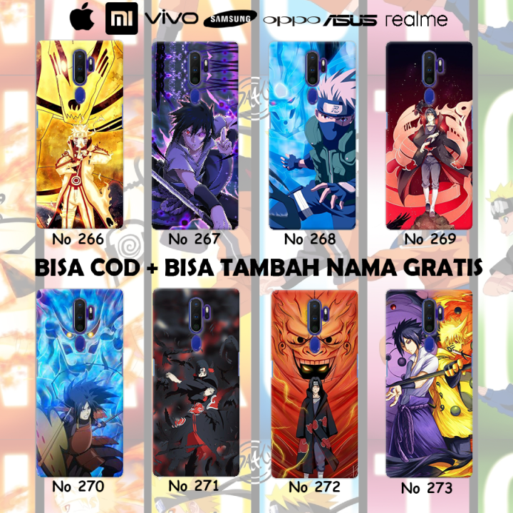 Case Casing Naruto Sasuke Anime Semua Tipe HP Vivo Y30 Y50 Oppo