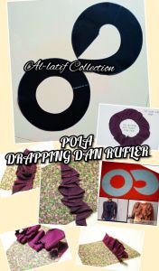 Pola instan / pola jiplak drapping dn Rufler