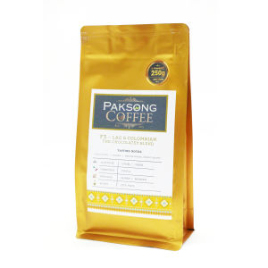 Paksong Coffee F3 - Lao & Colombian. The Chocolatey Blend. 250g Coffee Beans