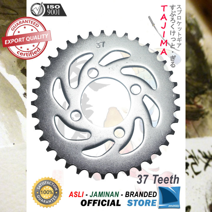 gigi Gigi Tarik 428-37T KAWASAKI ZX 130 Gir Belakang Sprocket Gear