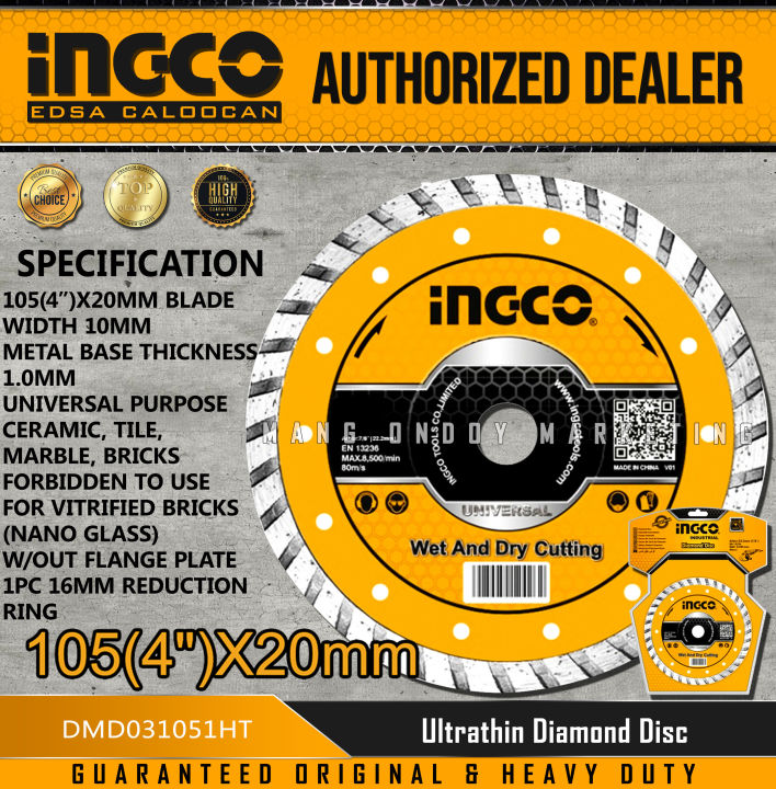 INGCO Ultrathin Diamond Disc DMD031051HT - 4