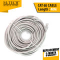 Kabel Lan Cat 6 Cable UTP Length 40M Switch ke router 1000Mbps & Computerized tested. 