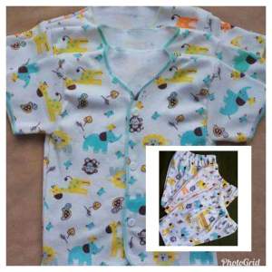 Baju Bayi Murah Lengan Pendek 3 Pasang