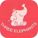 THREE ELEPHHANTS