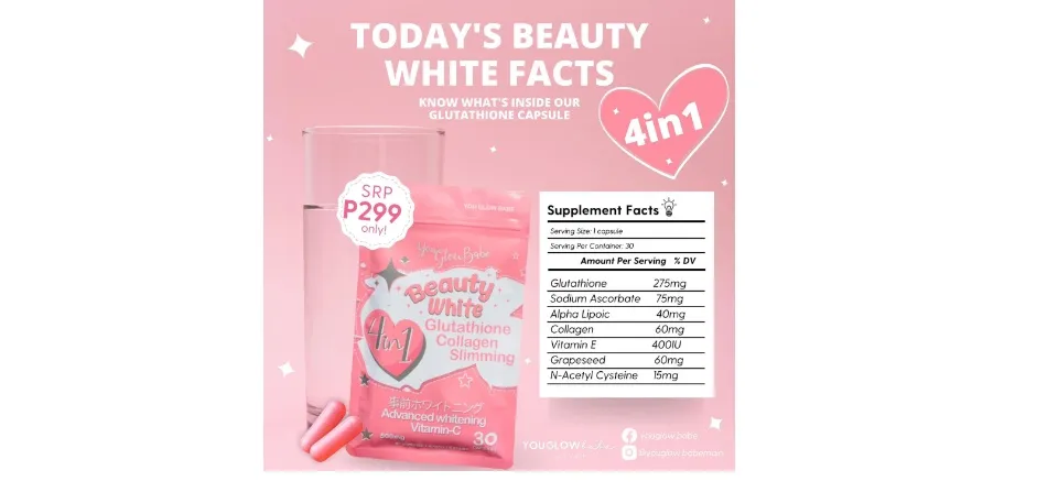you glow babe glutathione slimming capsule review GLOW, BABE after 1 month! (Q&A) YOU GLOW BABE SLIMMING GLUTATHIONE