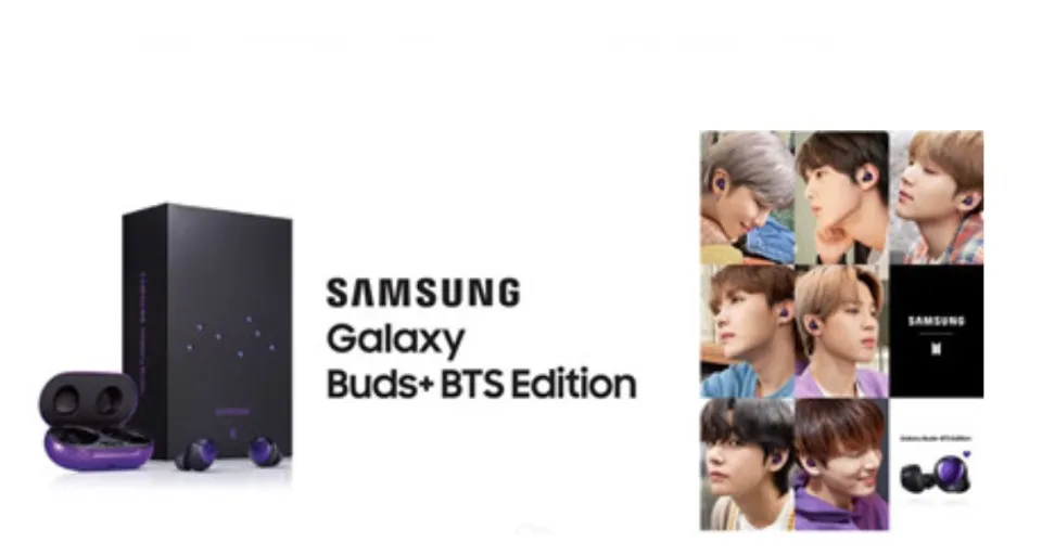 BTS x Samsung Galaxy Buds Plus+ BTS Edition Wireless Bluetooth