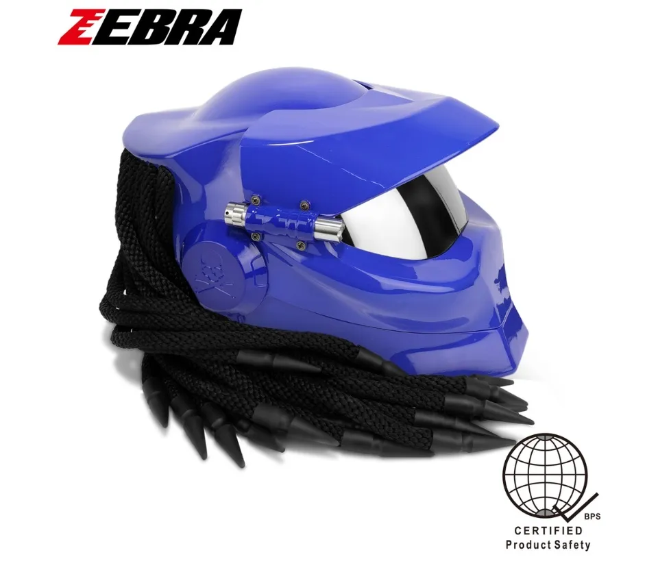 helmet predator lazada ZEBRA YM-211 Motorcycle Helmets PREDATOR Open Face Modular Motor Helmet  Flou Yellow Motorcycle Helmet Local Supplier Warranty Helmet Xl Size  Motorcycle Helmet - Lazada