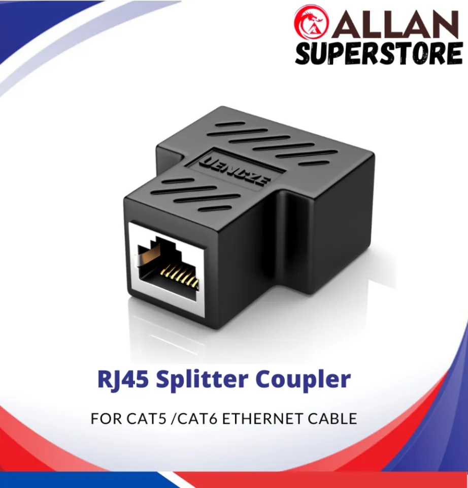 NEW RJ45 Splitter Adapter LAN Ethernet Cable 1-4 Way Female Port Connector  Plug