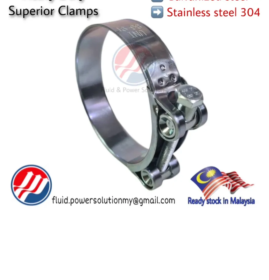 UNI Superior Clamps 17mm 252mm Galvanized steel Stainless