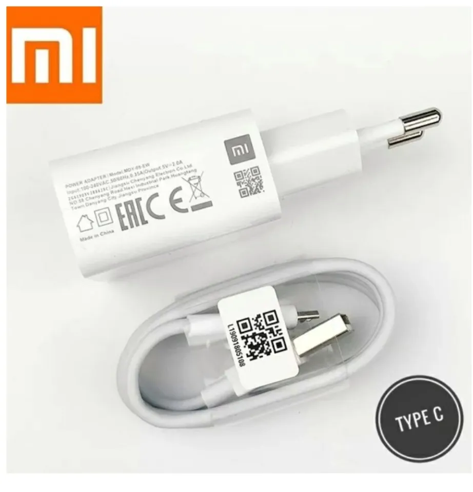 Charger Xiaomi ORI 100% MDY-09-EW Type C XIAOMI REDMI NOTE