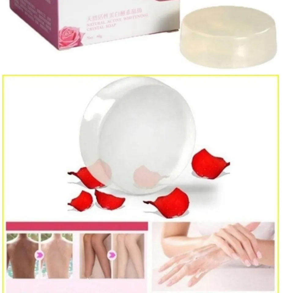 Active Enzyme Body Whitening Crystal Soap Natural Milk Charming