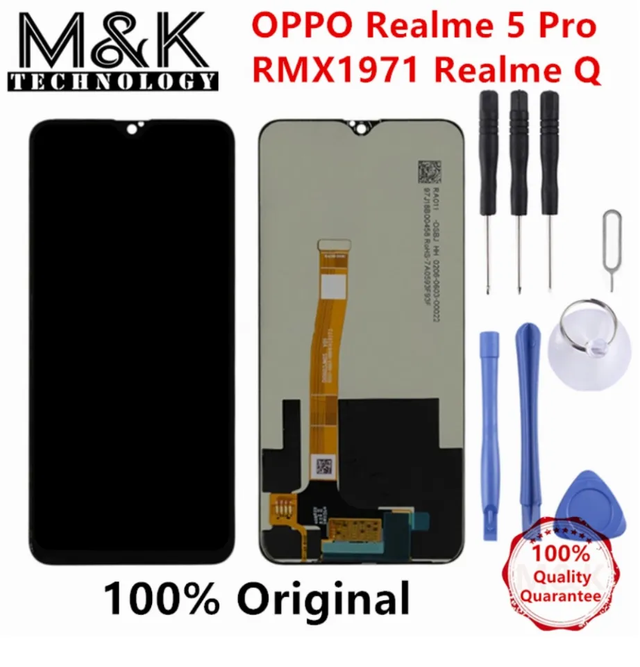 100% Original MK LCD For For OPPO Realme 5 Pro RMX1971 Realme Q