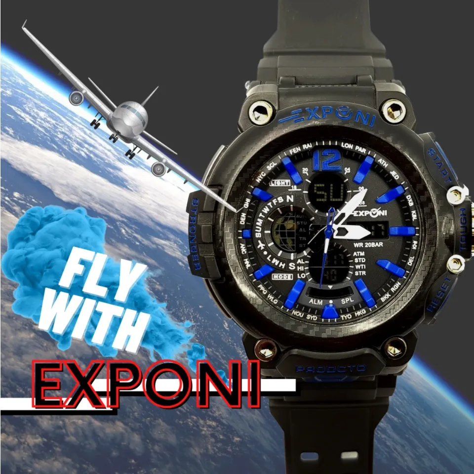 Jam tangan exponi waterproof online