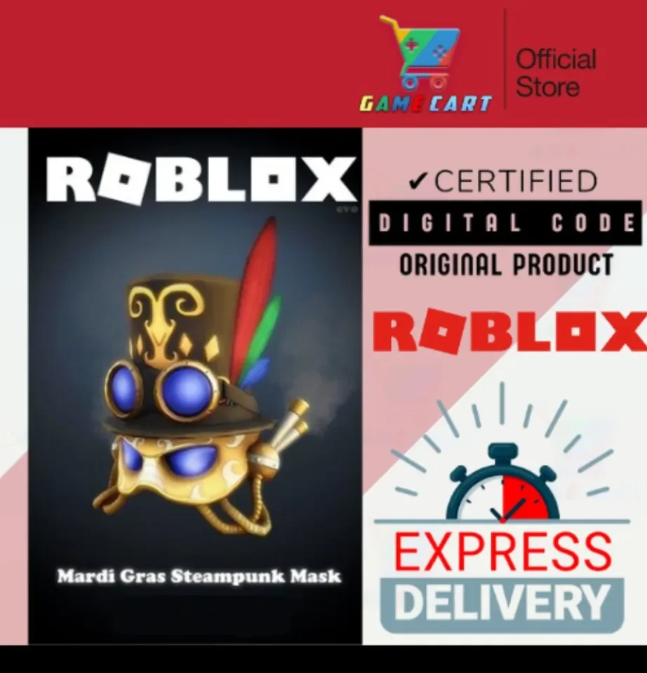 Roblox - Mardi Gras Steampunk Mask | Lazada PH