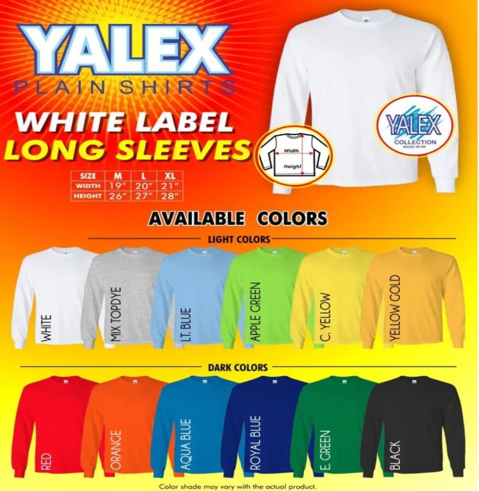 yalex long sleeves