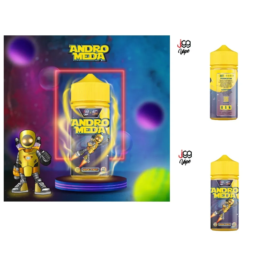 LIQUID ANDROMEDA MAGIC FRUIT FREEBASE BY J99 VAPE | Lazada Indonesia