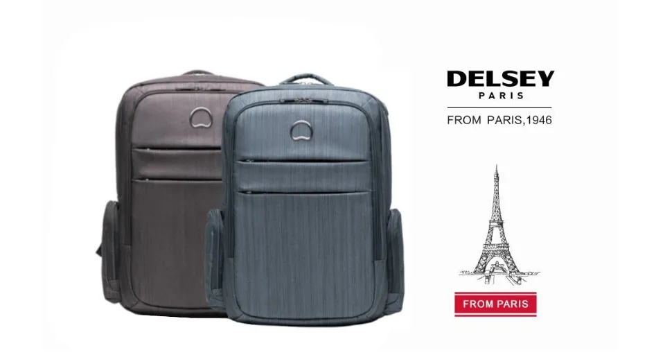 Delsey clair cheap laptop backpack