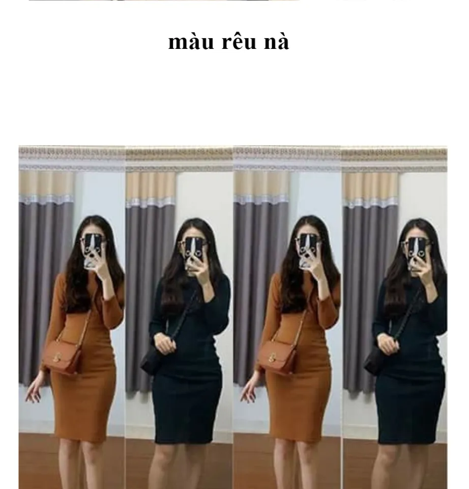 Váy len body cổ lọ giá tốt Tháng 3, 2024 | Mua ngay | Shopee Việt Nam