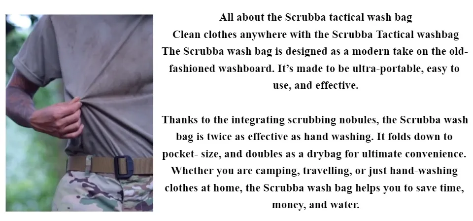 Scrubba Tactical Wash Bag