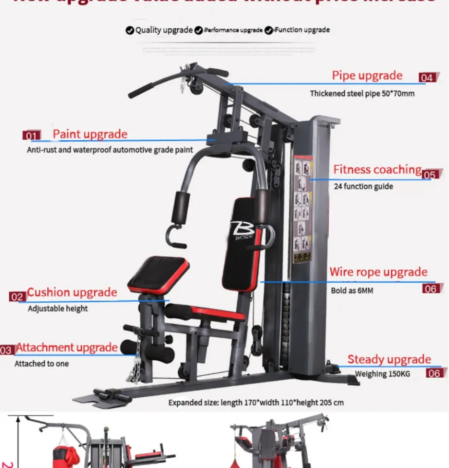 Home gym equipment set machinegym set for home